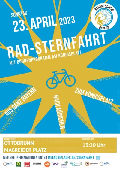 Plakat ADFC Sternfahrt 2023